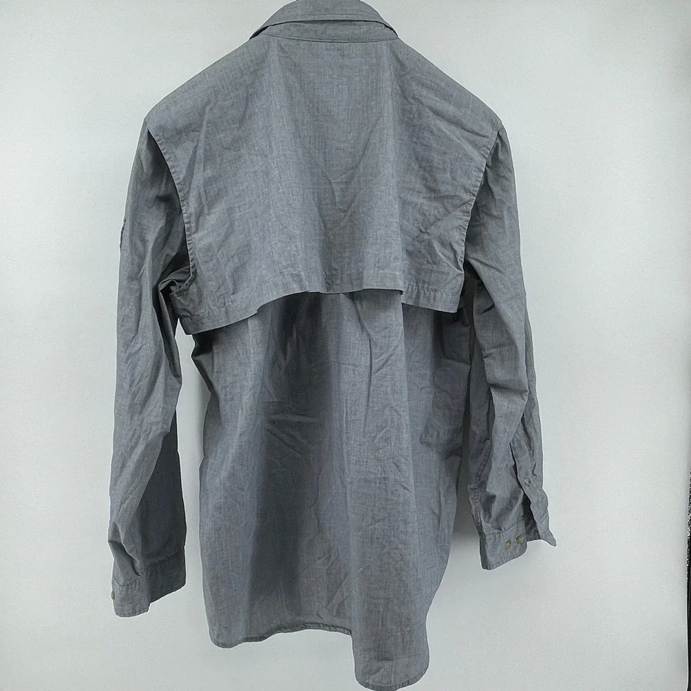 Insect Shield Repellent Apparel‎ Shirt Men XL Gray Vented Outdoor Fishing